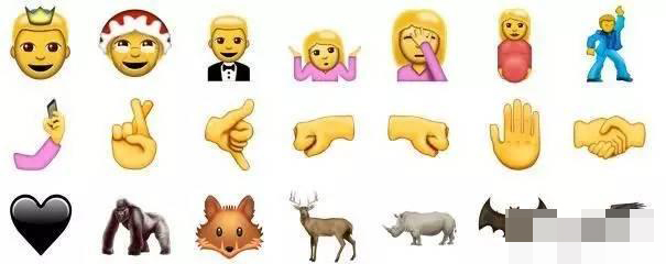 最新72种emoji表情符号来了,不越狱不升级ios10也能使用!